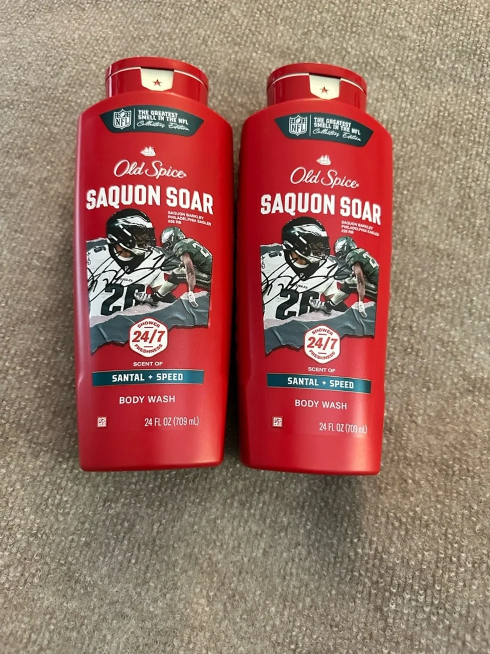 Old Spice Saquon Soar Santal + Speed Body Wash - Red